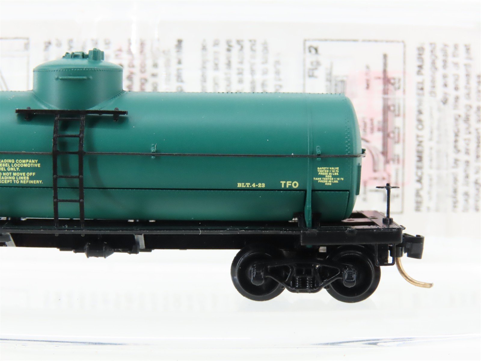 N Scale Micro-Trains MTL 65350 RDG Reading 39' Single Dome Tank Car #90985