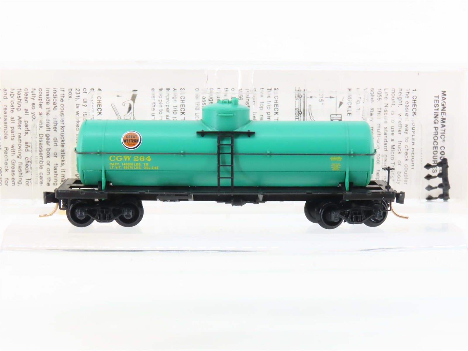 N Scale Micro-Trains MTL 65310 CGW Chicago Great Western 39' Tank Car #264