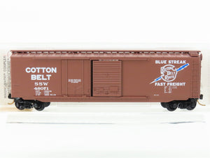 N Scale Micro-Trains MTL 33060 SSW Cotton Belt Blue Streak 50' Box Car #48071