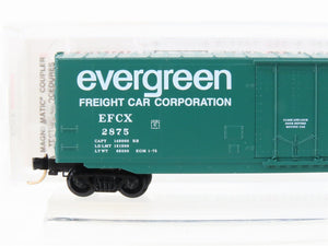N Scale Micro-Trains MTL 38260 EFCX Evergreen Freight Car Corp 50' Box Car #2875