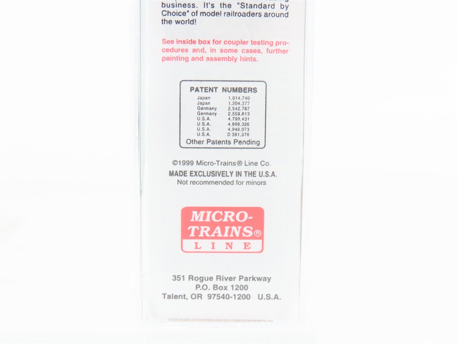 N Scale Micro-Trains MTL 38260 EFCX Evergreen Freight Car Corp 50' Box Car #2875