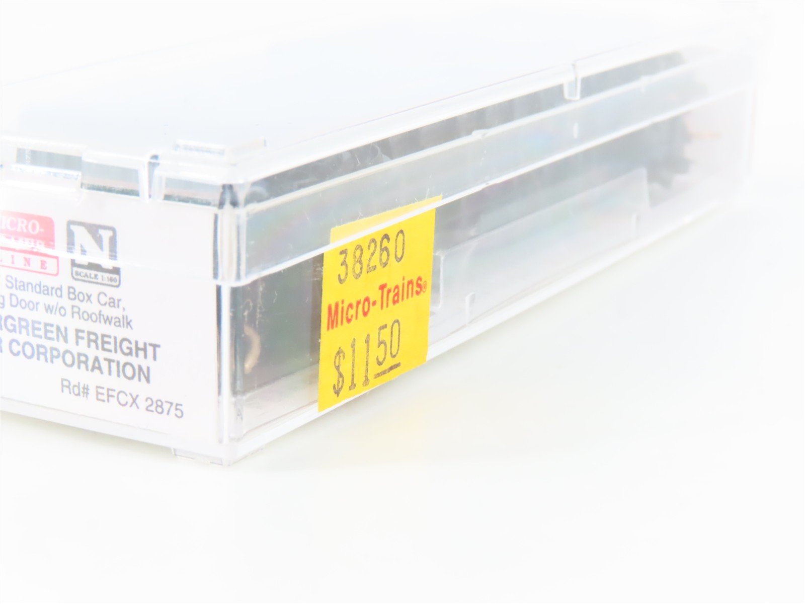 N Scale Micro-Trains MTL 38260 EFCX Evergreen Freight Car Corp 50' Box Car #2875