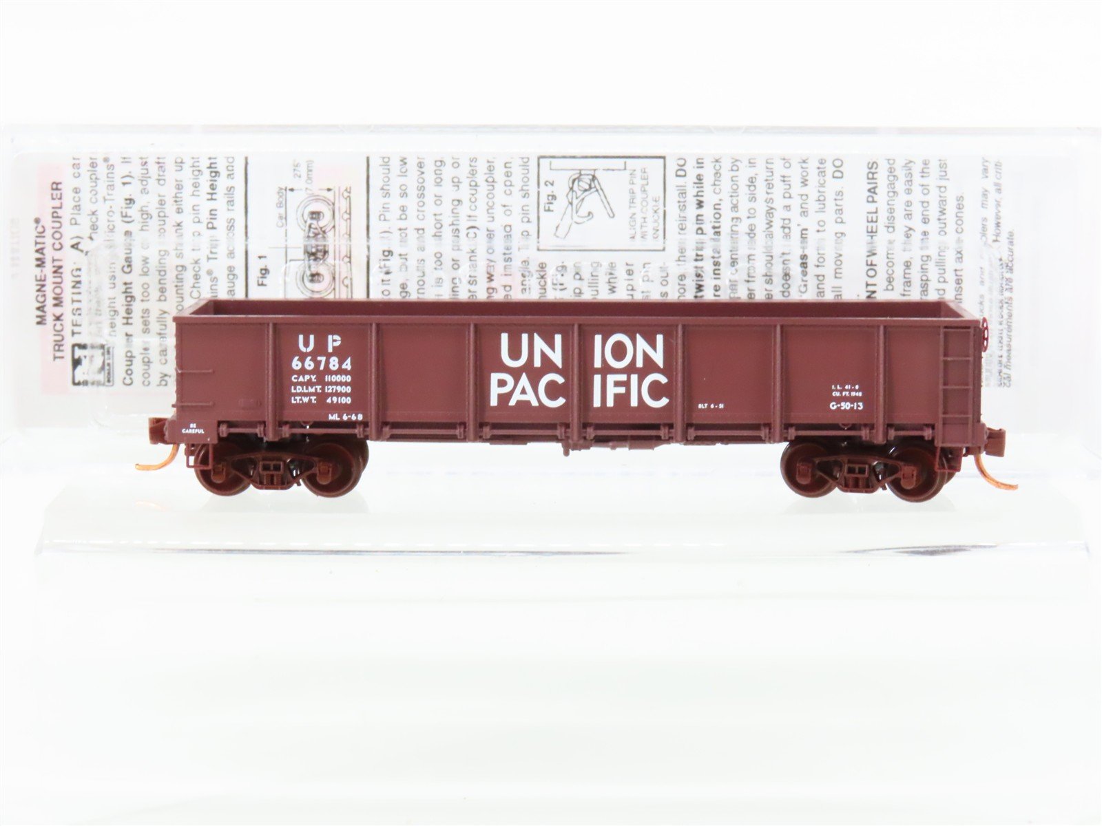 N Scale Micro-Trains MTL 08353010 UP Union Pacific 40' Drop Bottom Gondola 66784