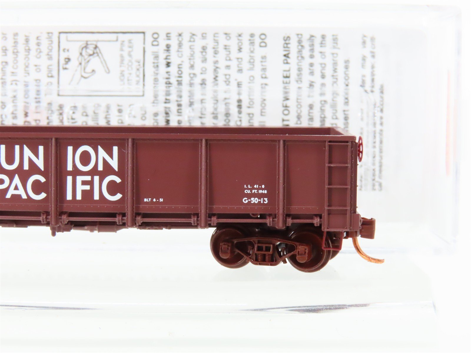 N Scale Micro-Trains MTL 08353010 UP Union Pacific 40' Drop Bottom Gondola 66784