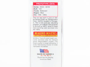 N Scale Micro-Trains MTL 08353010 UP Union Pacific 40' Drop Bottom Gondola 66784