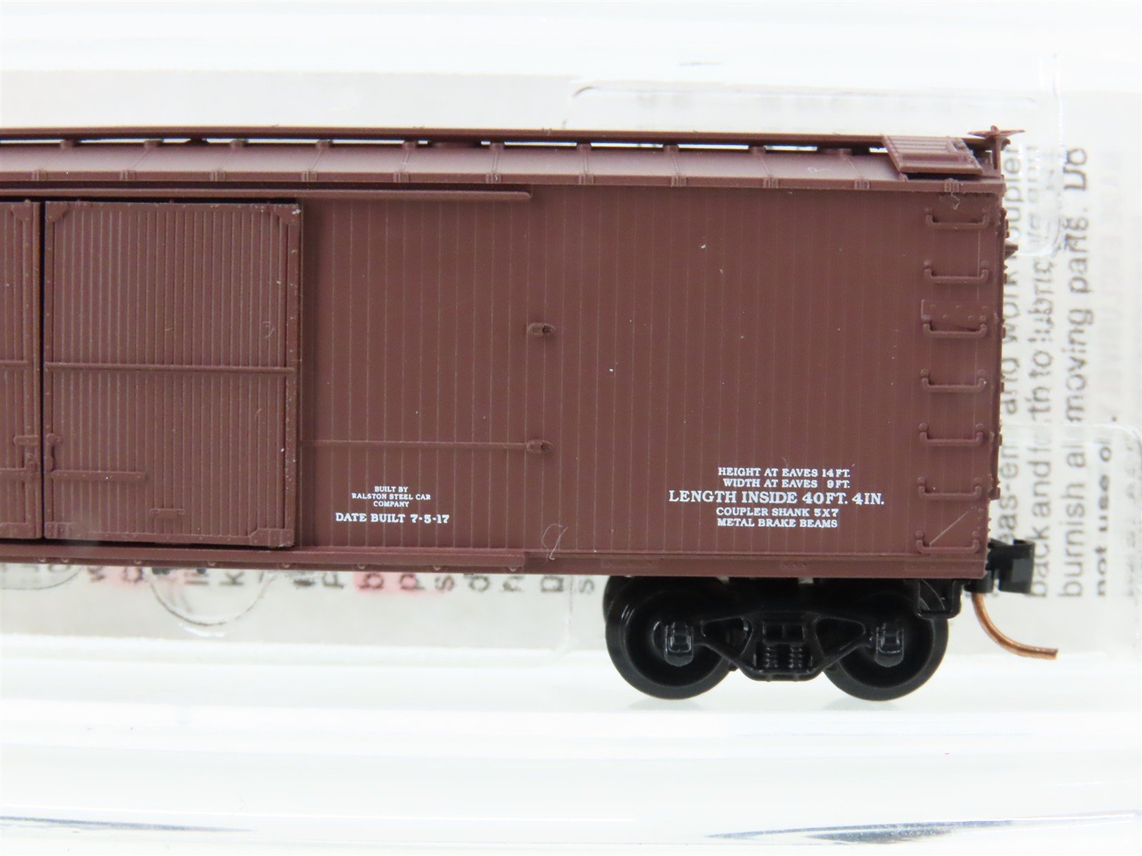 N Scale Micro-Trains MTL 41010 UP Union Pacific 40' Wood Box Car #170774