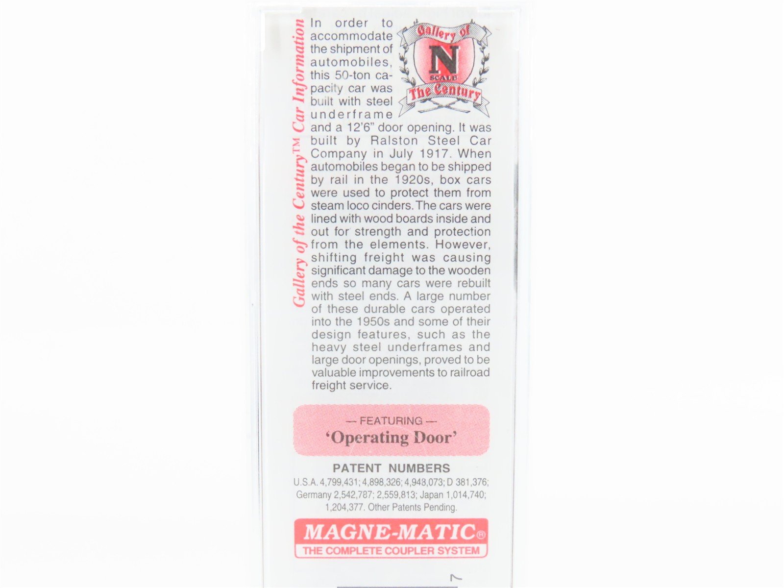 N Scale Micro-Trains MTL 41010 UP Union Pacific 40' Wood Box Car #170774