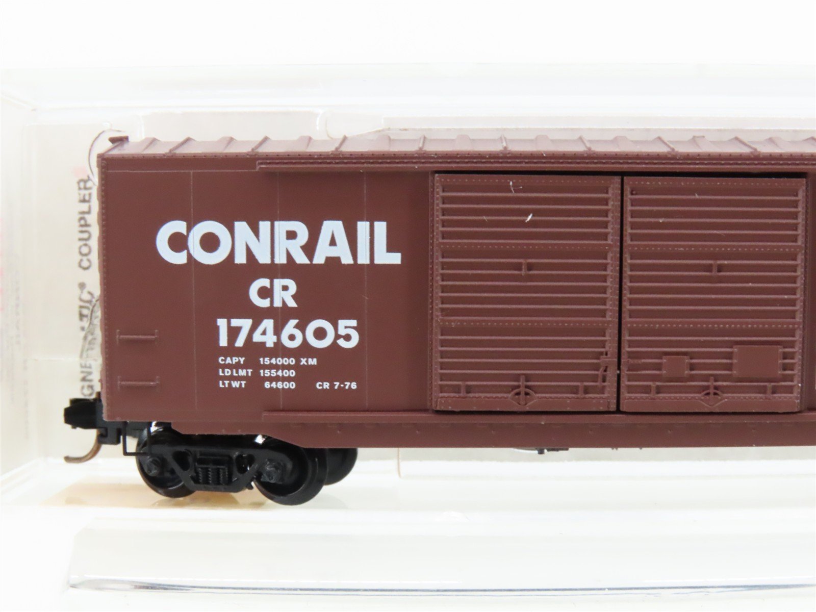 N Scale Micro-Trains MTL 37010 CR Conrail 50' Double Door Box Car #174605