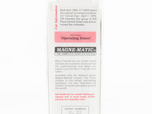 N Scale Micro-Trains MTL 37010 CR Conrail 50' Double Door Box Car #174605