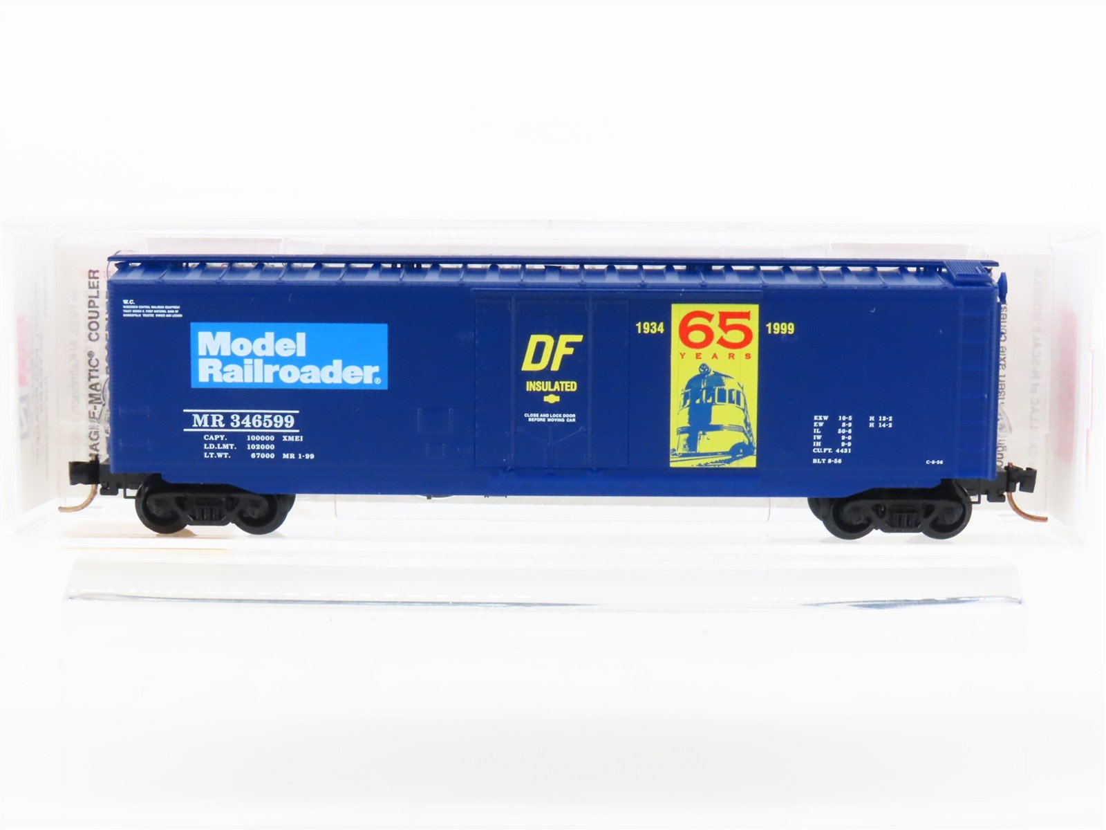 N Scale Micro-Trains MTL 32360 MR Model Railroader 65 Years Box Car #346599
