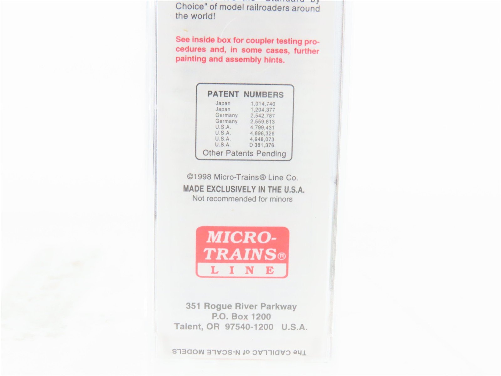 N Scale Micro-Trains MTL 32360 MR Model Railroader 65 Years Box Car #346599