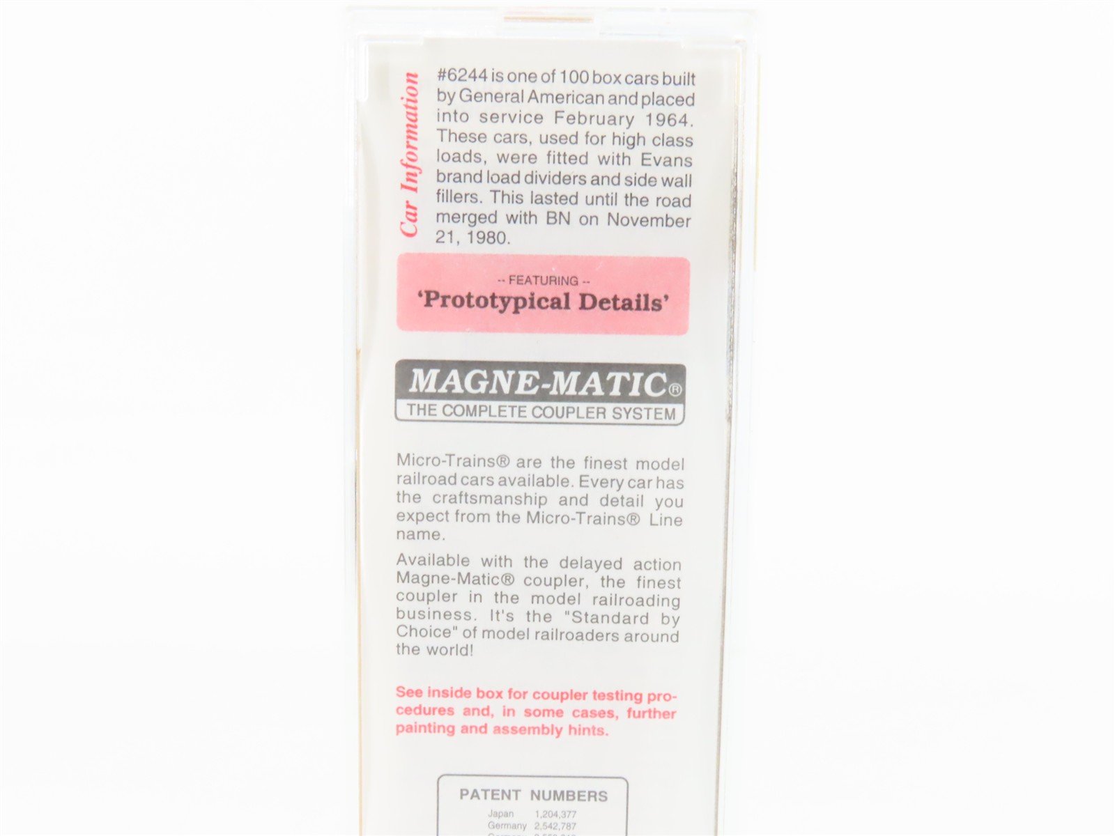 N Scale Micro-Trains MTL 32060 SL-SF Frisco Railroad 50' Plug Door Box Car #6244