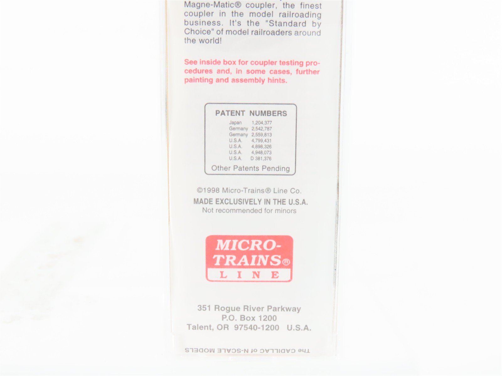 N Scale Micro-Trains MTL 32060 SL-SF Frisco Railroad 50' Plug Door Box Car #6244