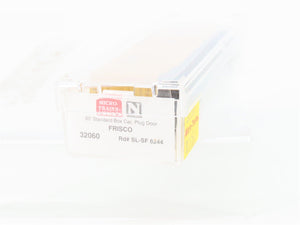 N Scale Micro-Trains MTL 32060 SL-SF Frisco Railroad 50' Plug Door Box Car #6244