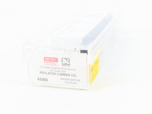 N Scale Micro-Trains MTL 42060 Potlatch Lumber Co. 40' Single Door Box Car #424