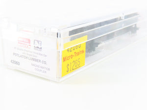 N Scale Micro-Trains MTL 42060 Potlatch Lumber Co. 40' Single Door Box Car #424