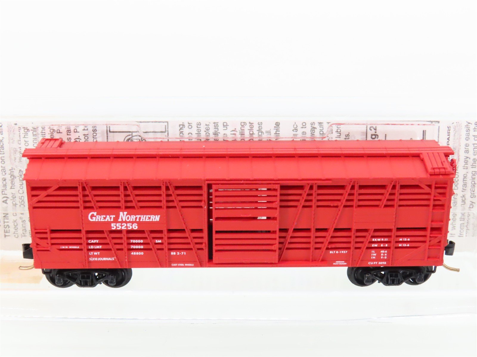 N Scale Micro-Trains MTL 35020 GN Great Northern Railroad 40' Stock Car #55256