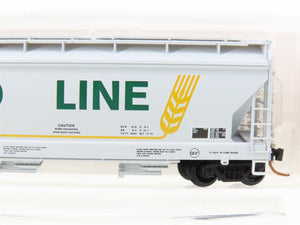 N Scale Micro-Trains MTL 94150 SOO Line 3-Bay Center Flow Covered Hopper #73465
