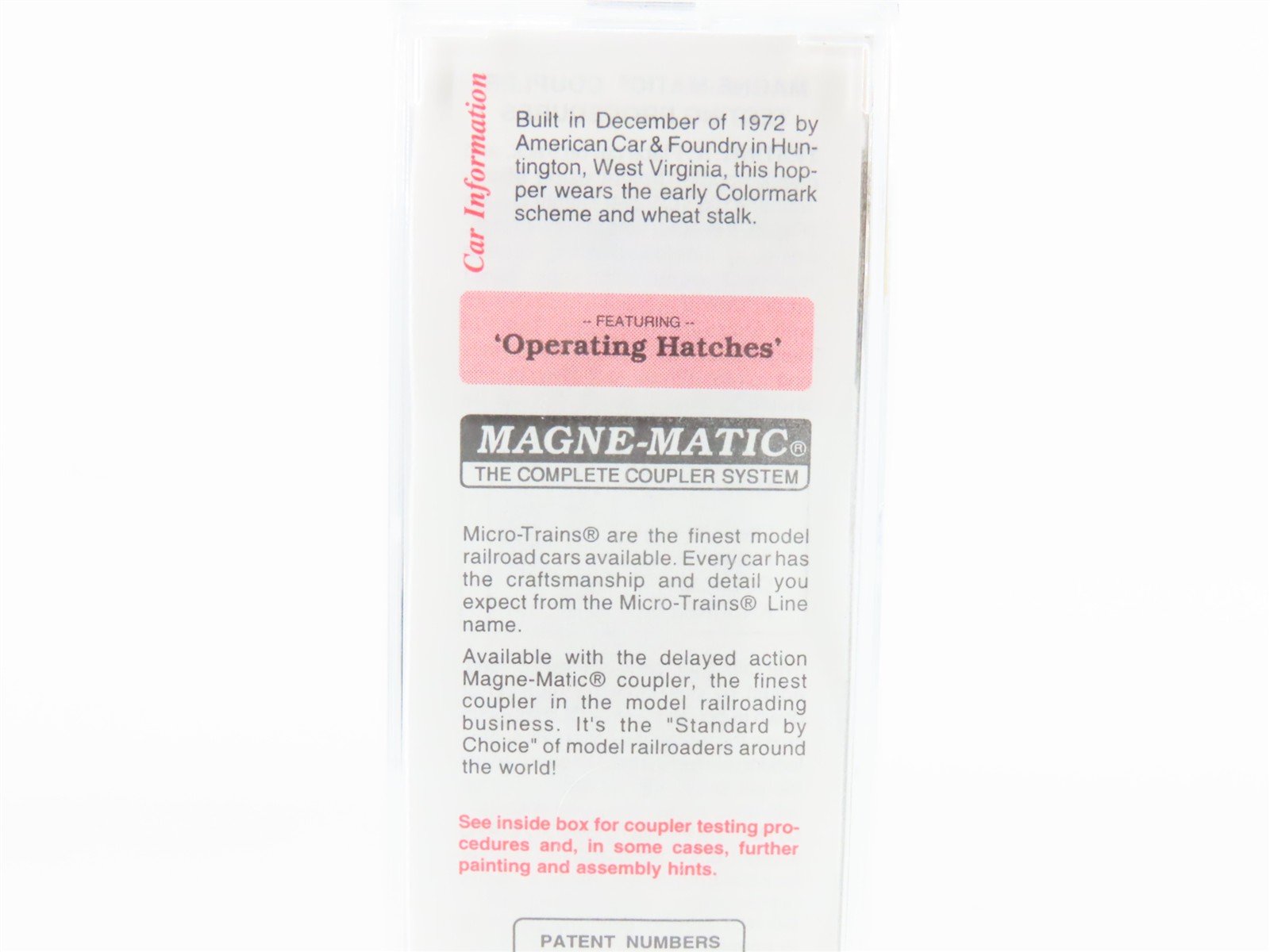 N Scale Micro-Trains MTL 94150 SOO Line 3-Bay Center Flow Covered Hopper #73465