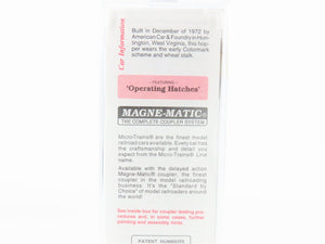 N Scale Micro-Trains MTL 94150 SOO Line 3-Bay Center Flow Covered Hopper #73465