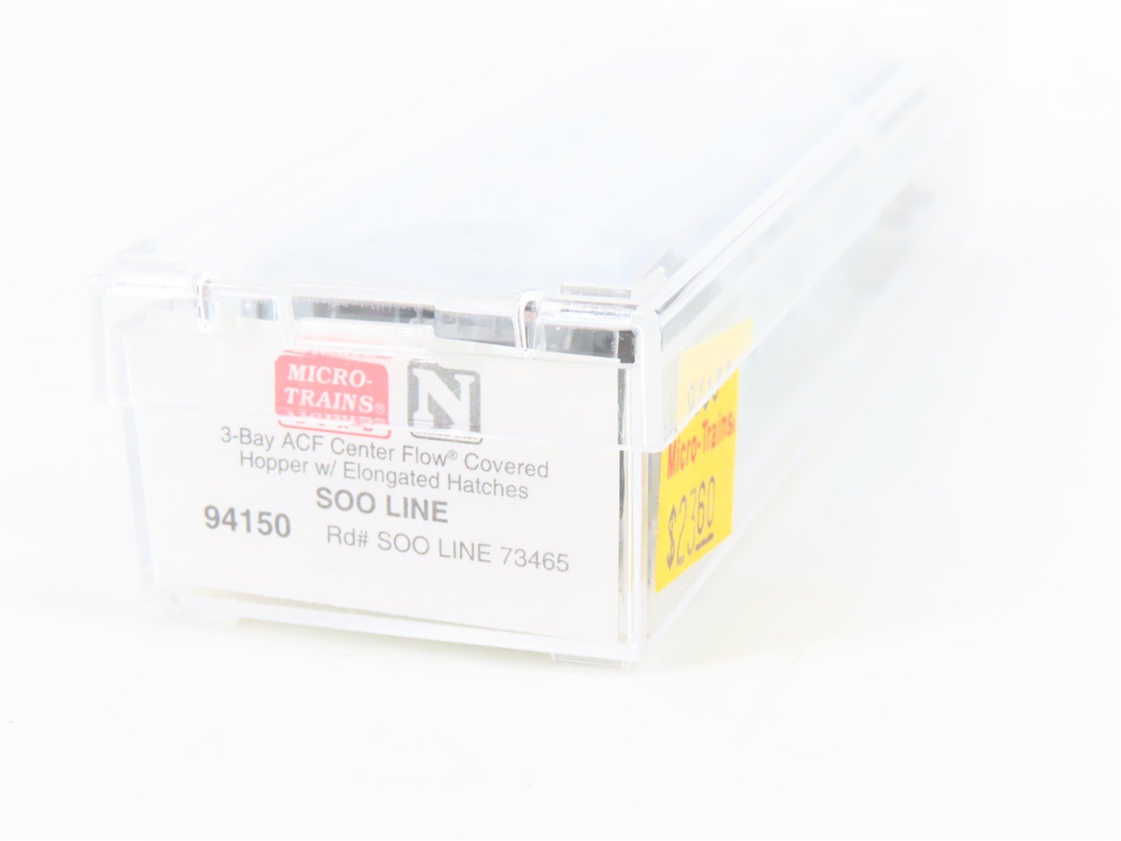 N Scale Micro-Trains MTL 94150 SOO Line 3-Bay Center Flow Covered Hopper #73465