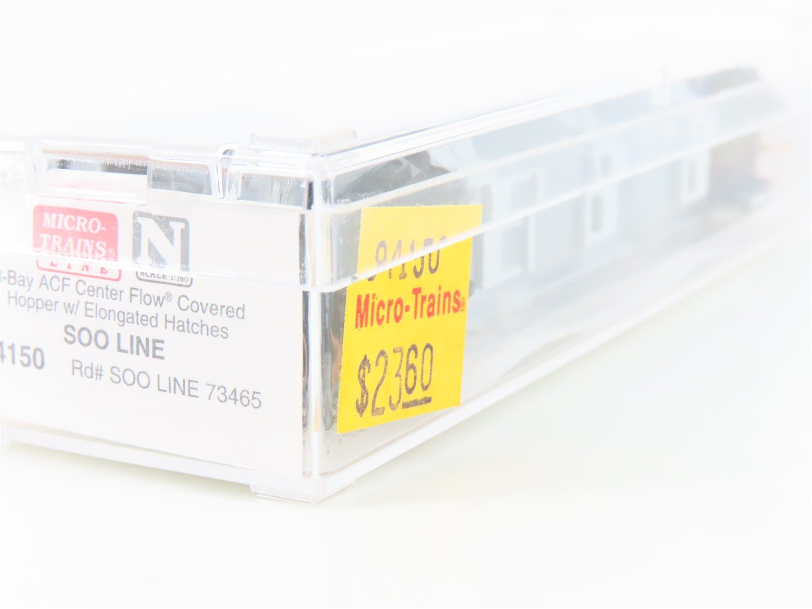 N Scale Micro-Trains MTL 94150 SOO Line 3-Bay Center Flow Covered Hopper #73465
