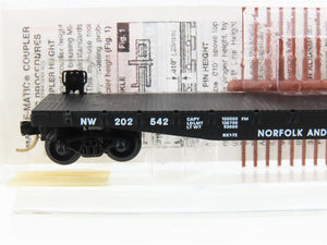 N Scale Micro-Trains MTL 45020 NW Norfolk & Western 50' Flat Car #202542