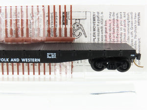 N Scale Micro-Trains MTL 45020 NW Norfolk & Western 50' Flat Car #202542