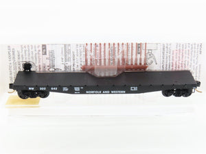 N Scale Micro-Trains MTL 45020 NW Norfolk & Western 50' Flat Car #202542