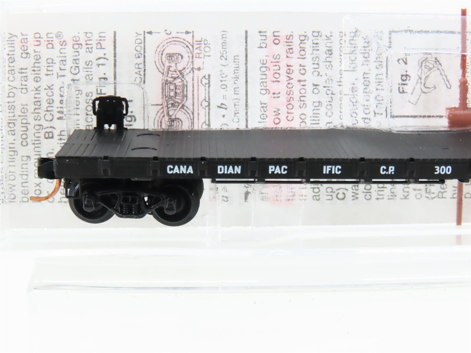 N Scale Micro-Trains MTL 44040 CP Canadian Pacific Railroad 50' Flat Car #300057