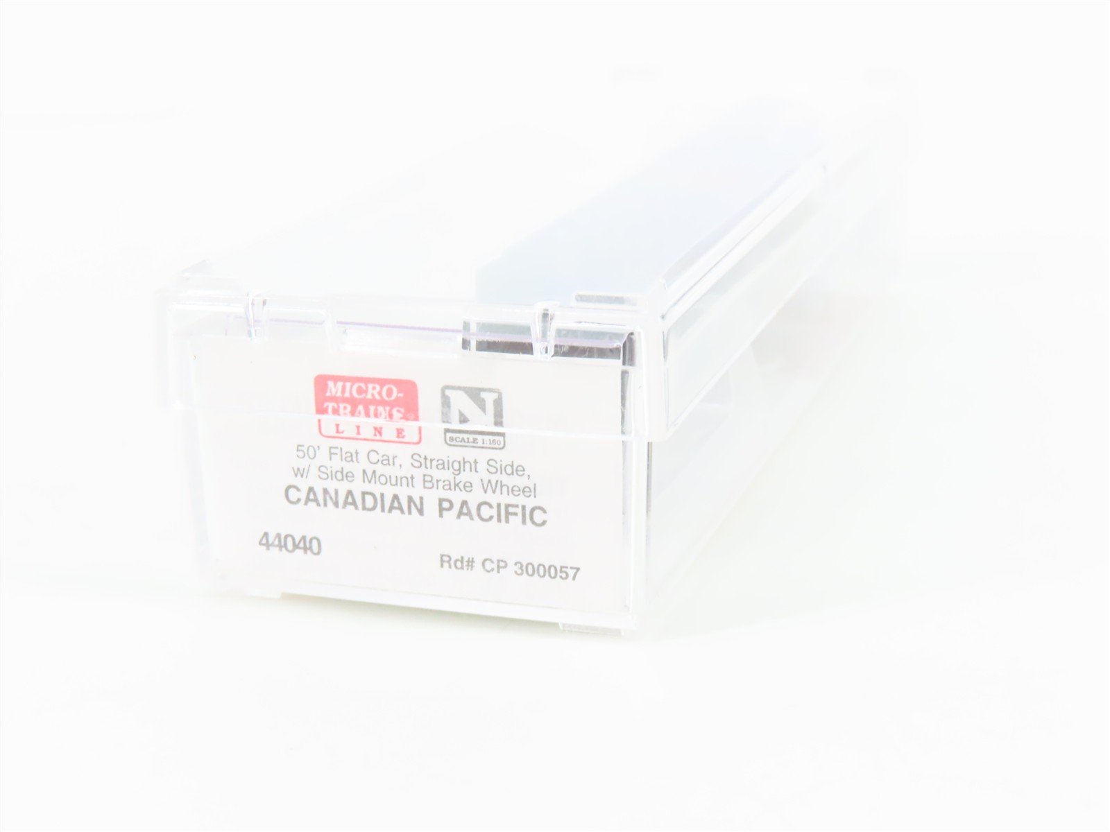N Scale Micro-Trains MTL 44040 CP Canadian Pacific Railroad 50' Flat Car #300057
