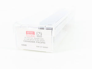 N Scale Micro-Trains MTL 44040 CP Canadian Pacific Railroad 50' Flat Car #300057