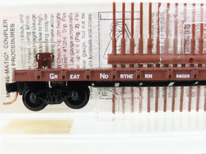 N Scale Micro-Trains MTL 44010 GN Great Northern Railway 50' Flat Car #66029