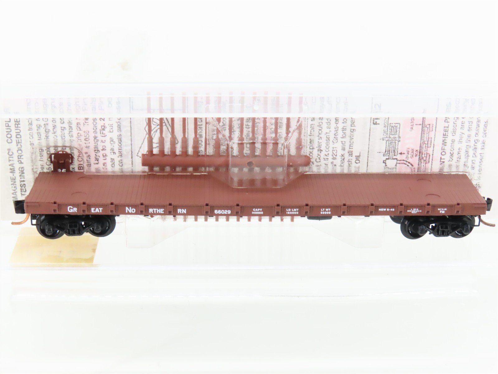N Scale Micro-Trains MTL 44010 GN Great Northern Railway 50' Flat Car #66029