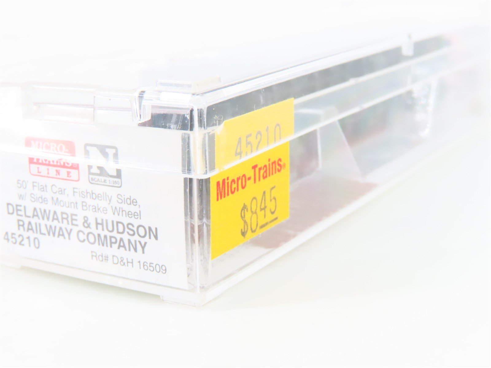 N Scale Micro-Trains MTL 45210 D&H Delaware & Hudson 50' Flat Car #16509