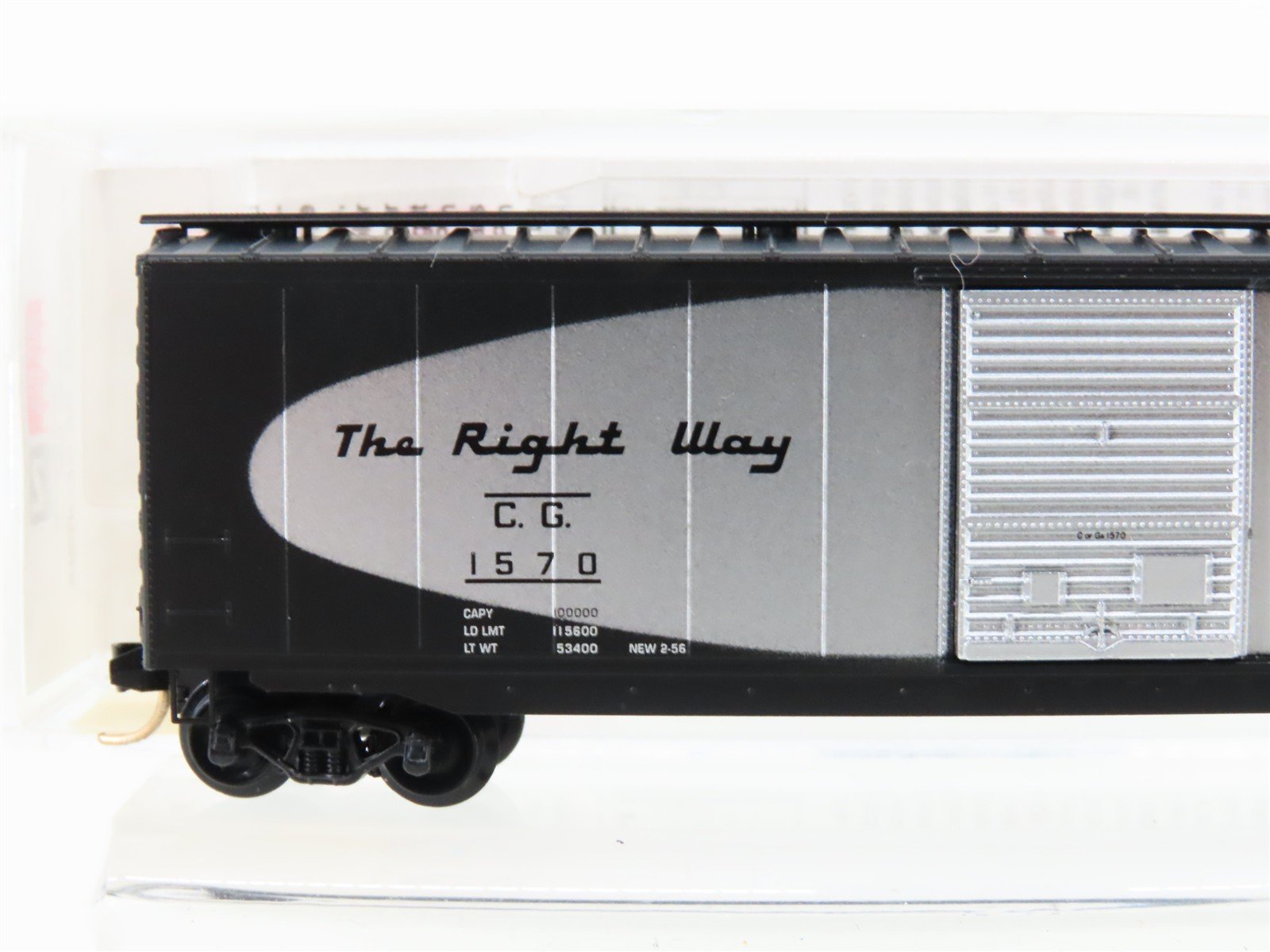 N Micro-Trains MTL 31280 CG Central of Georgia 50' Single Door Box Car #1570