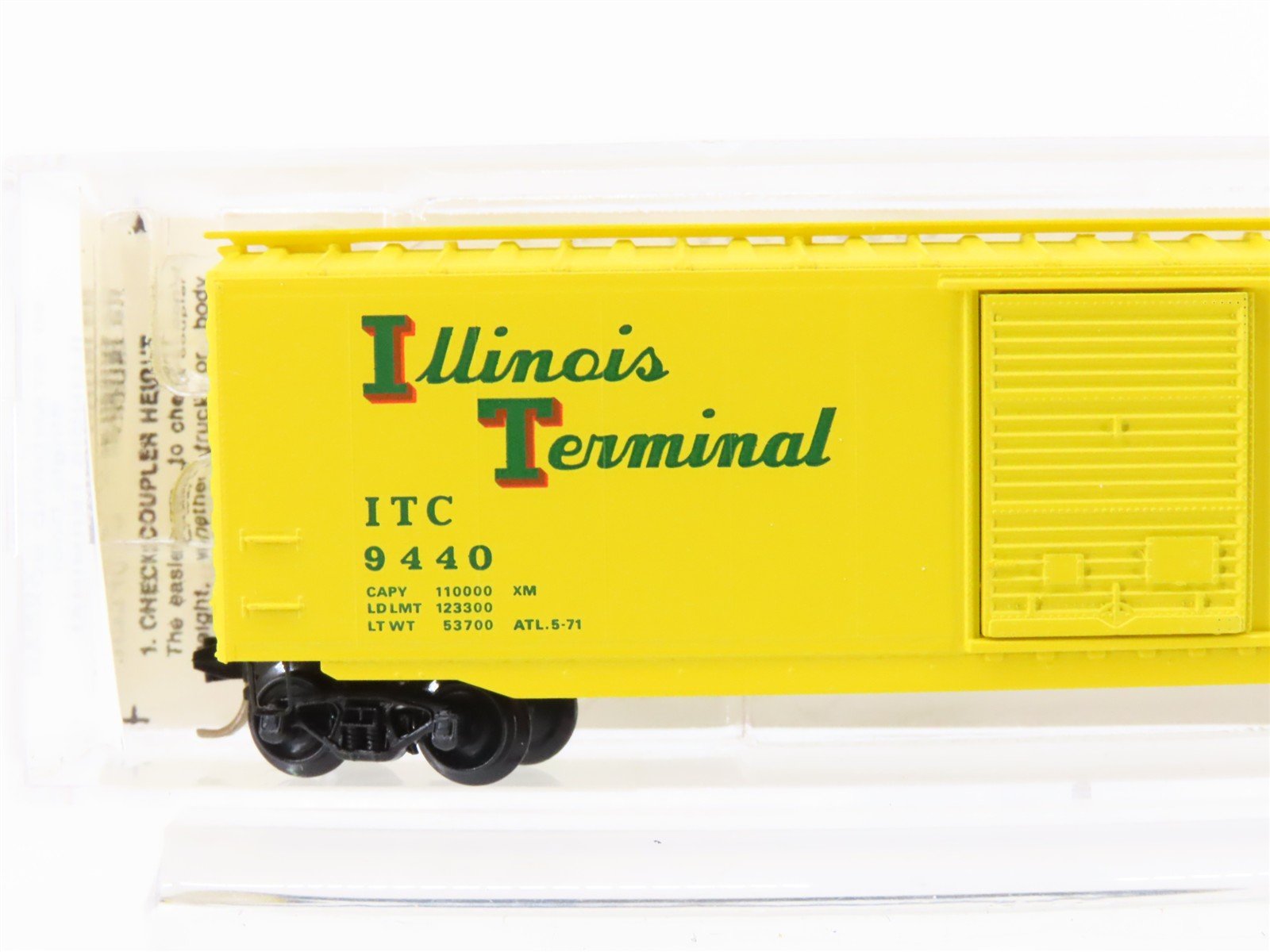 N Micro-Trains MTL 31010 ITC Illinois Terminal 50' Single Door Box Car #9440