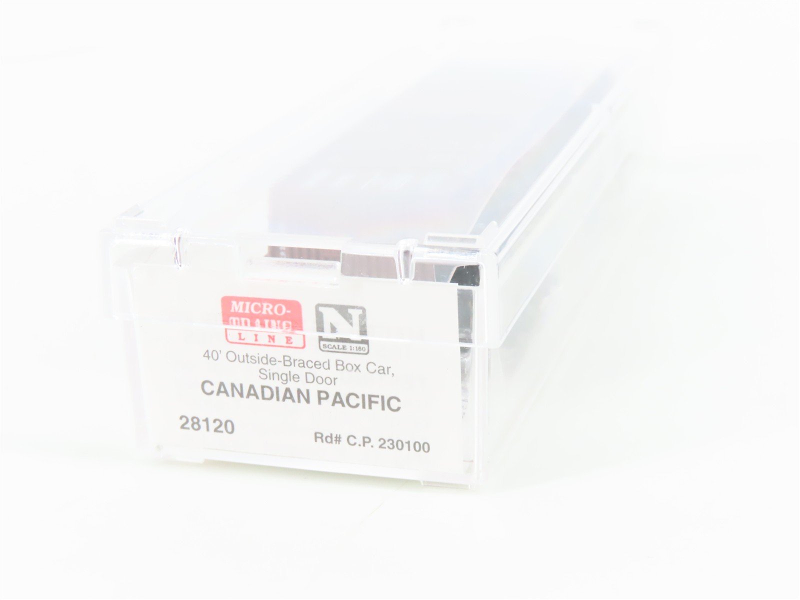 N Micro-Trains MTL 28120 CP Canadian Pacific 40' Single Door Box Car #230100