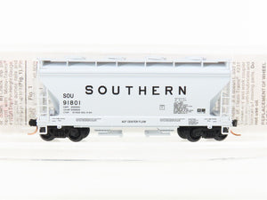 N Scale Micro-Trains MTL 92120 SOU Southern 2-Bay Covered Hopper #91801
