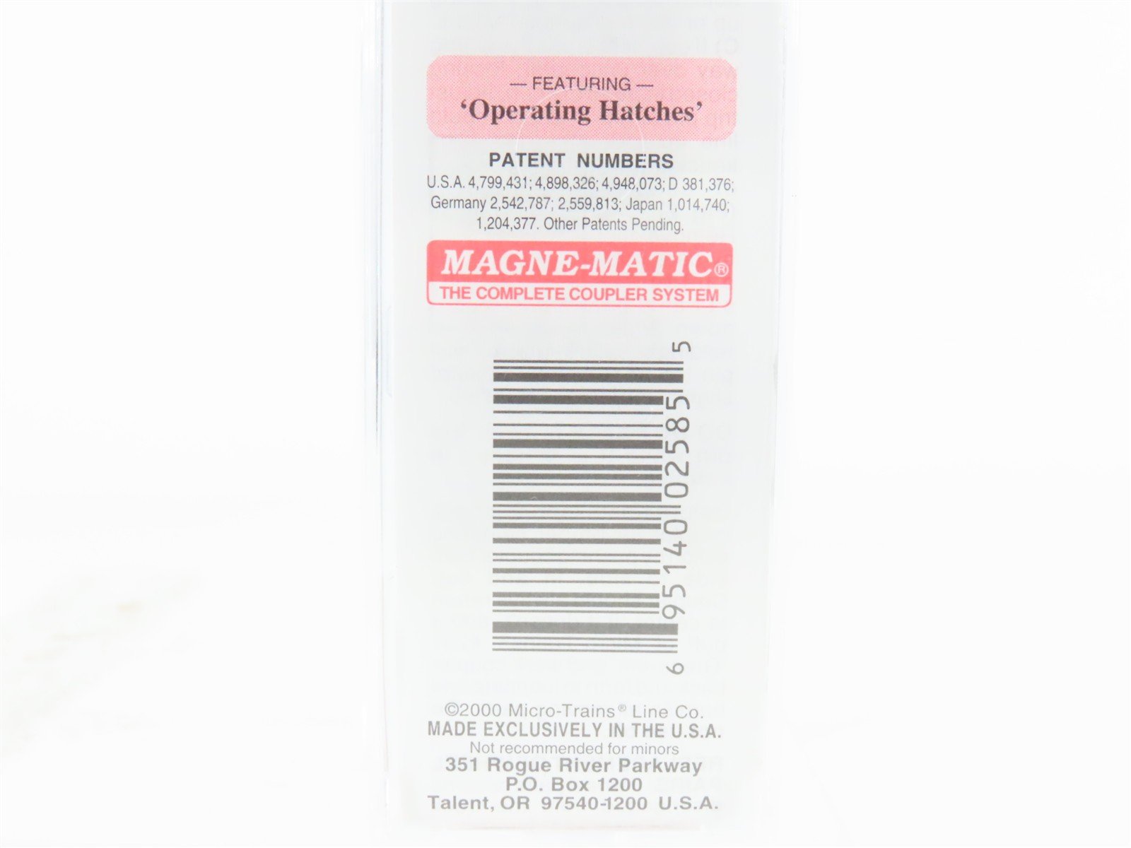 N Scale Micro-Trains MTL 92120 SOU Southern 2-Bay Covered Hopper #91801