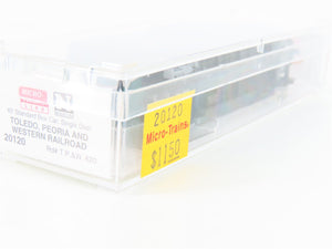 N Scale Micro-Trains MTL 20120 TP&W Toledo Peoria & Western 40' Box Car #620