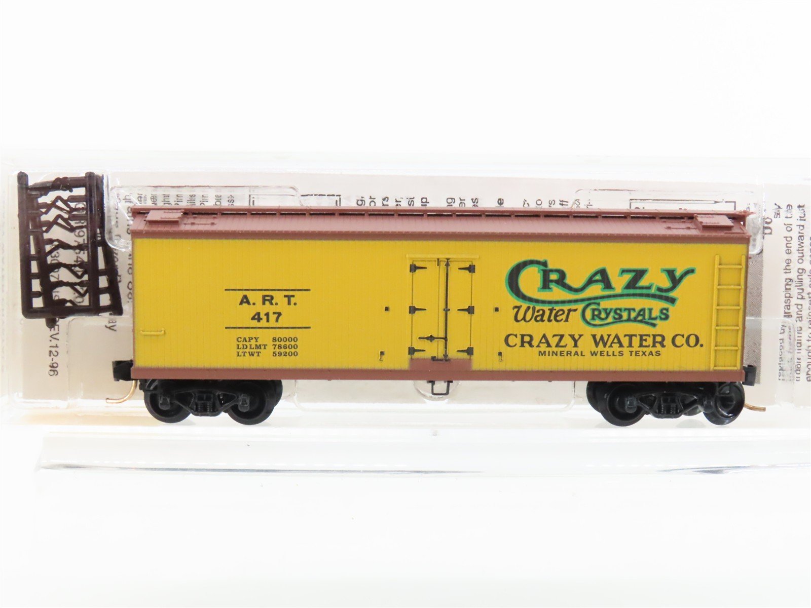N Scale Micro-Trains MTL 49230 ART Crazy Water Crystals 40' Wood Reefer #417