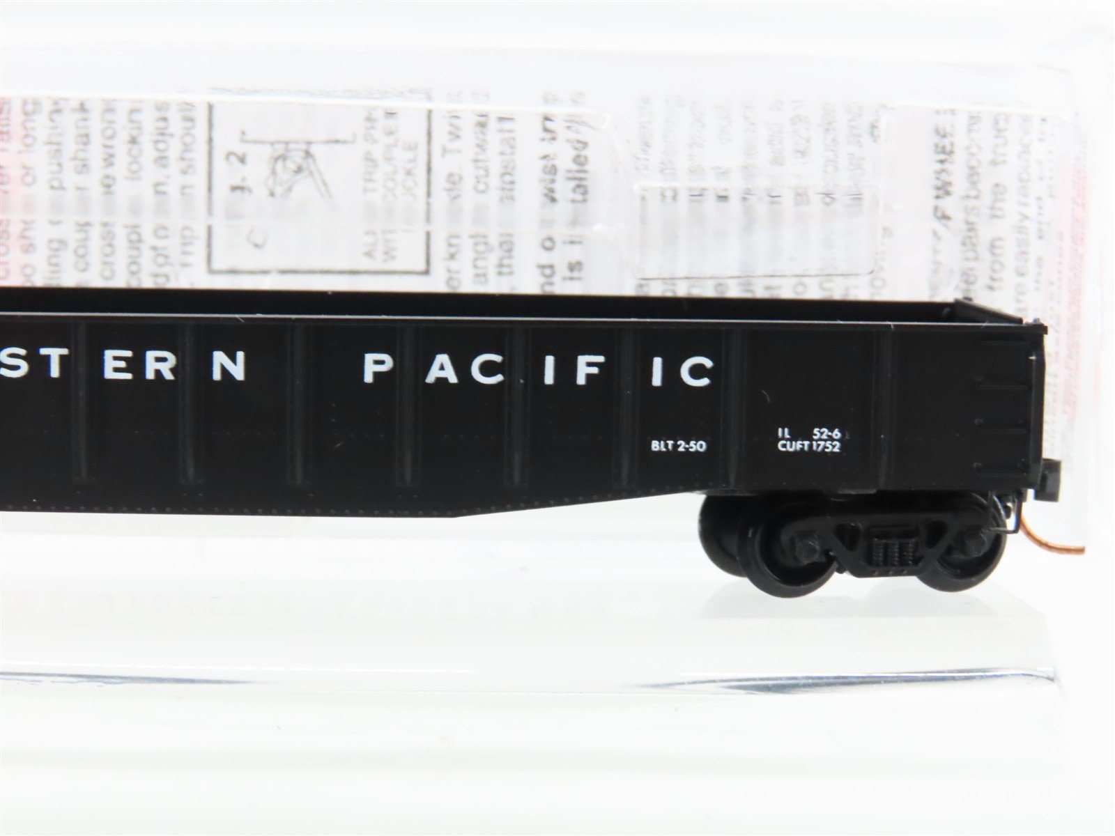 N Scale Micro-Trains MTL 46050 WP Western Pacific Railroad 50' Gondola #6610