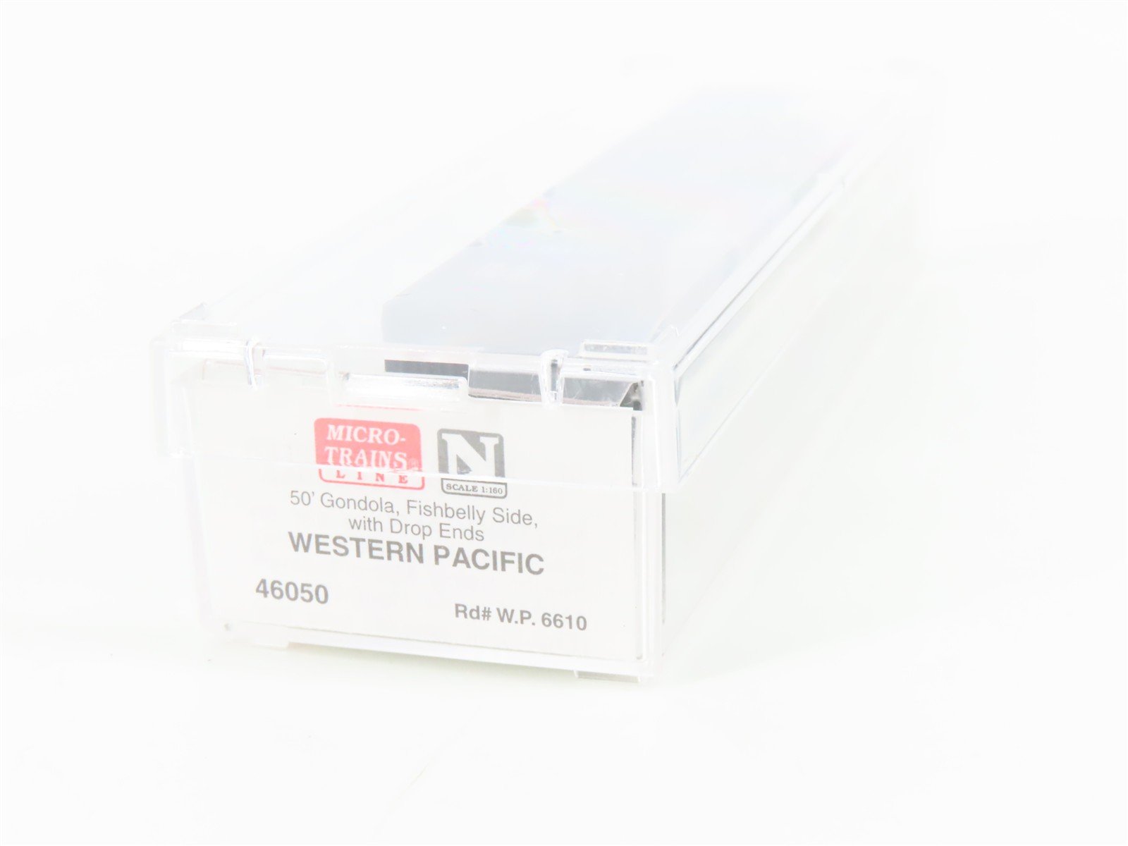 N Scale Micro-Trains MTL 46050 WP Western Pacific Railroad 50' Gondola #6610