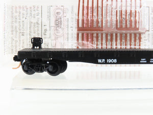 N Scale Micro-Trains MTL 45230 WP Western Pacific Railroad 50' Flat Car #1908