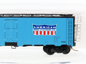 N Scale Micro-Trains MTL 59540 URTX American Beef Packers 40' Ice Reefer #75524
