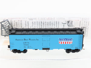 N Scale Micro-Trains MTL 59540 URTX American Beef Packers 40' Ice Reefer #75524