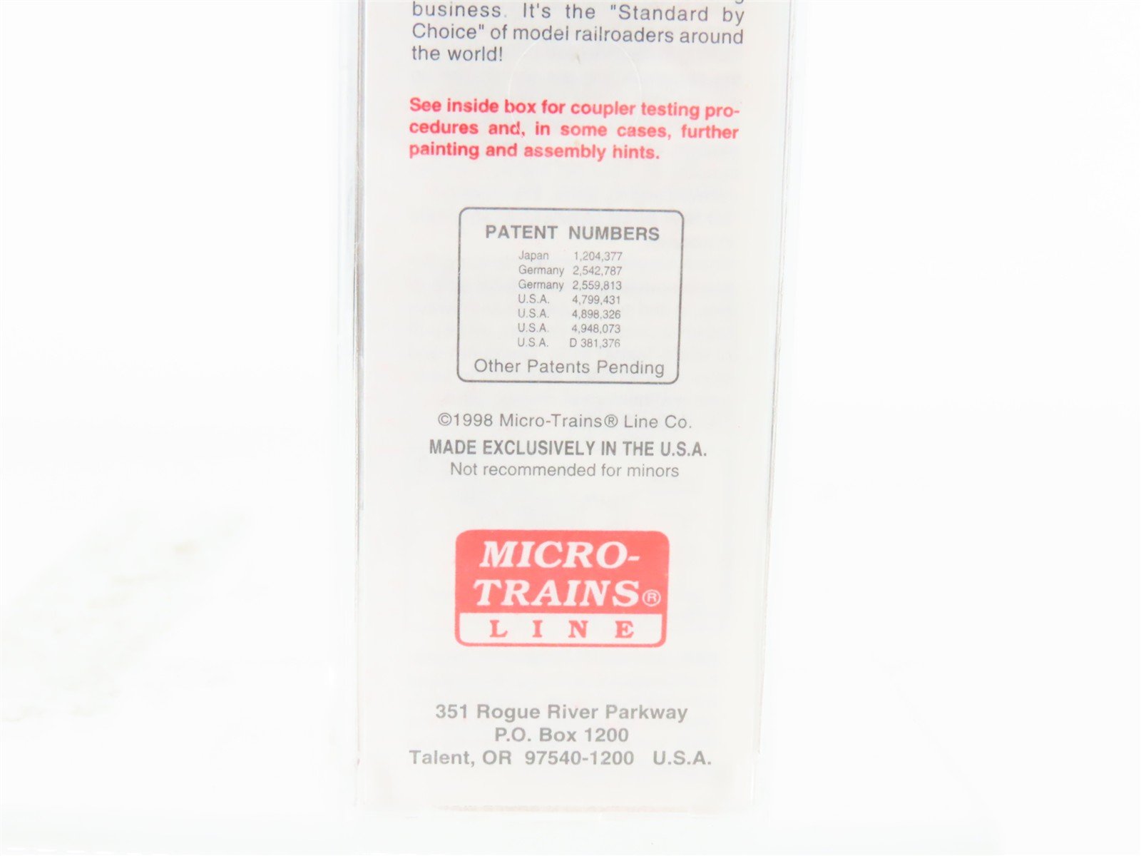 N Scale Micro-Trains MTL 59540 URTX American Beef Packers 40' Ice Reefer #75524