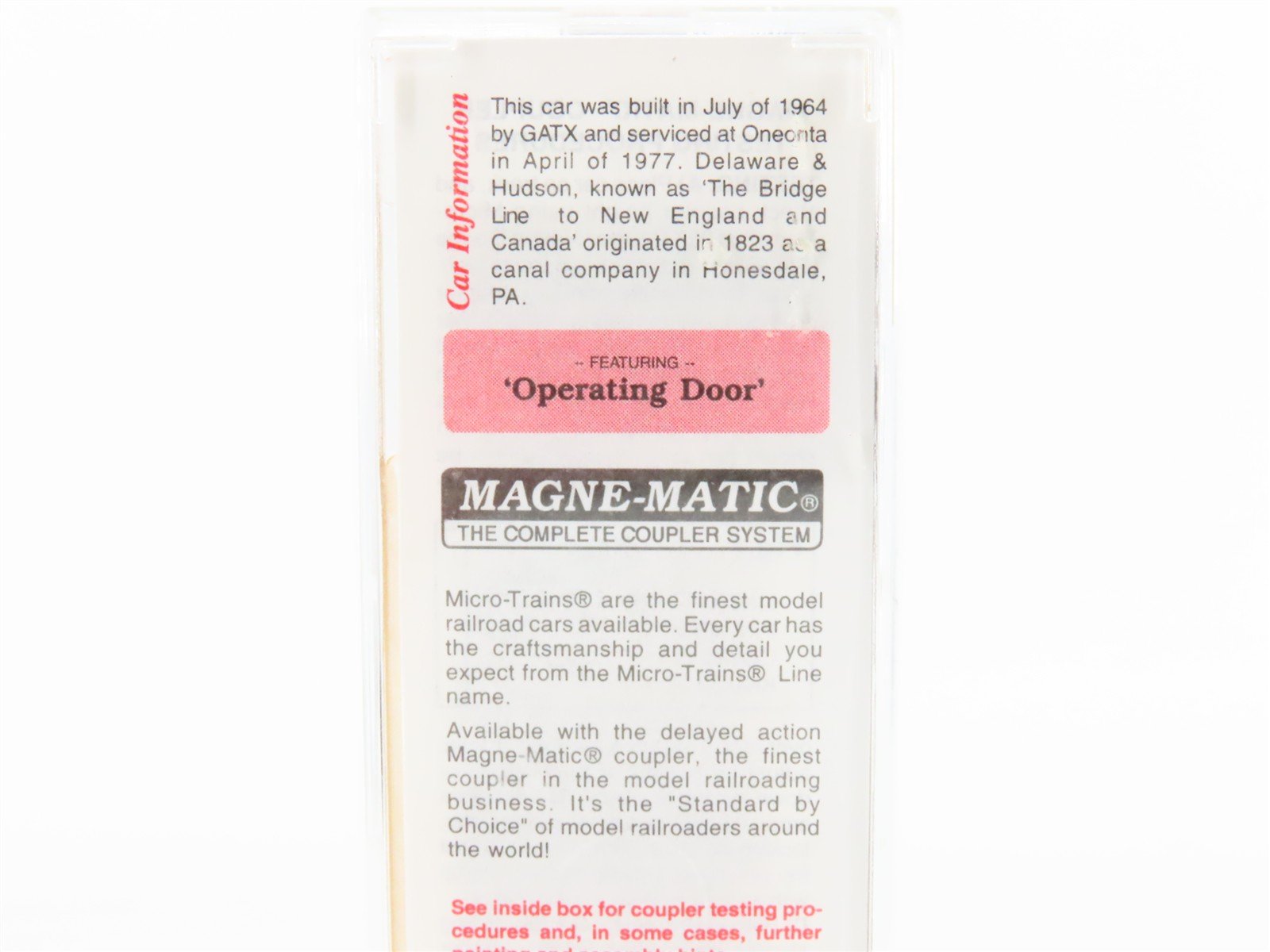 N Scale Micro-Trains MTL 76020 D&H 