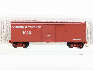 N Scale Micro-Trains MTL 39180 V&T Virginia & Truckee 40' Wood Box Car #1015